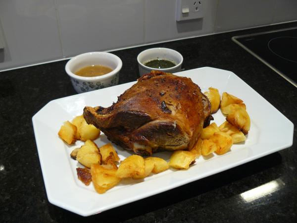 Roast lamb